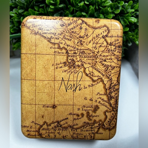 NIB- Patricia Nash Men’s Money Clip Wallet in Black, Heritage Collection - Picture 3 of 6